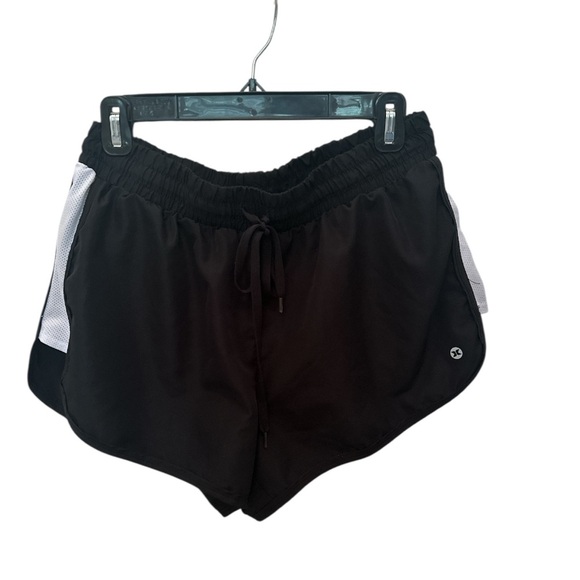 Women’s RBX Black/White Active Running Shorts, size Large - Picture 3 of 5